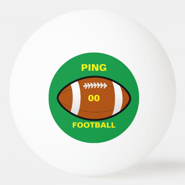 Ihr Team Fußball Pong Ball Tischtennisball (Vorderseite)