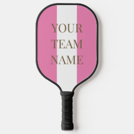 Ihr Teamname Rosa Weiß Pickleball Schläger