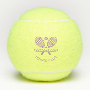 Ihr Tennis Club Name Sport Team Lavendel Custom Tennisbälle