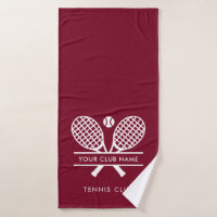 Ihr Tennis Club Name Team Farben Burgund
