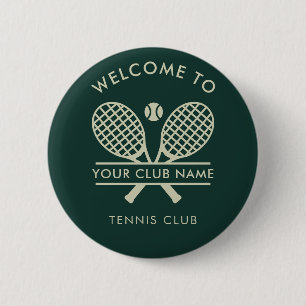 Ihr Tennis Club Name Team Spieler und Fans Button