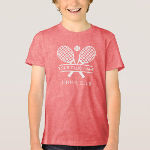 Ihr Tennisvereinsname Team Spieler Custom Tri-Blend Shirt