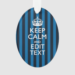 Ihr Text behalten an ruhige blaue Streifen Ornament