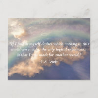 Ihr Text CS Lewis Made for Another World Rainbow