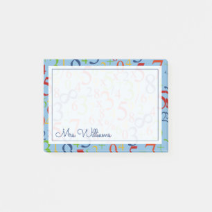 Ihr Text Farbenfrohe Mathematik Post-it Klebezettel