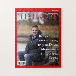 IHR TEXT, FOTO, Fun Fake Nachrichtenmagazin-Cover,