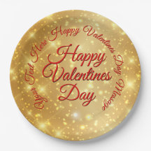 Ihr TEXT Gold Valentinstag Message Large 9"