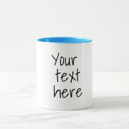 Ihr Text hier, anpassbare Tasse