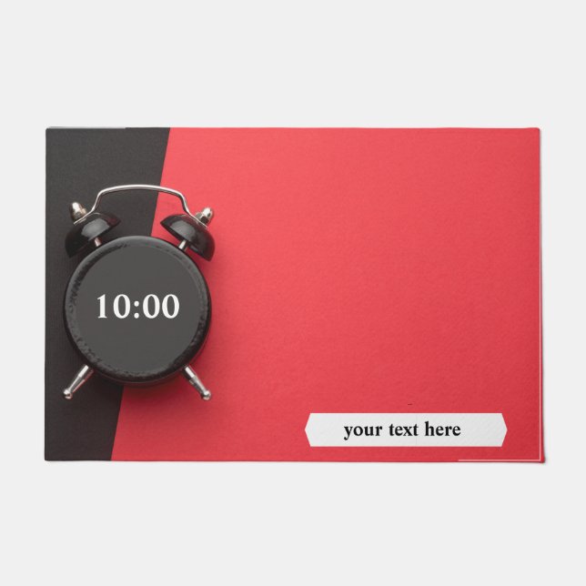 Ihr Text hier Door Mat Fußmatte (Vorderseite)