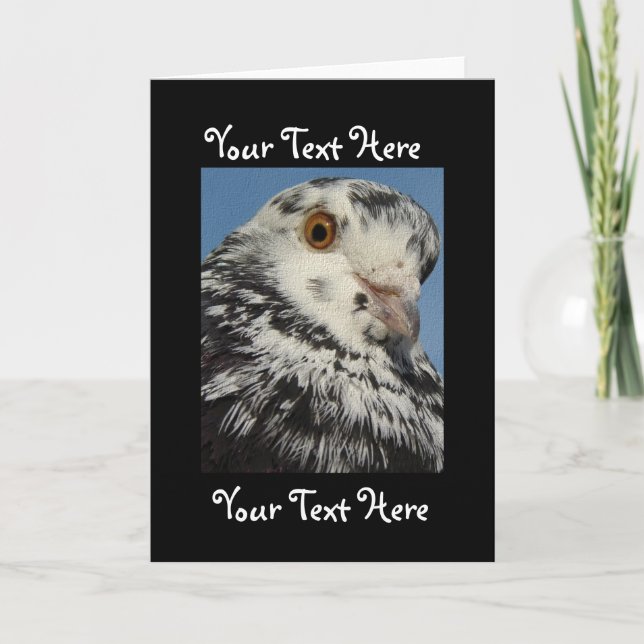 Ihr Text hier, Taube, Ihr Text hier Karte (Vorderseite)
