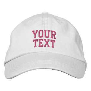 Ihr Text / Logo bestickt mit Baseball Cap Elegant Bestickte Baseballkappe