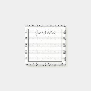 Ihr Text Musikalische Hinweise Post-it Klebezettel