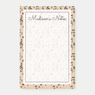 Ihr Text Musikalische Hinweise Post-it Klebezettel