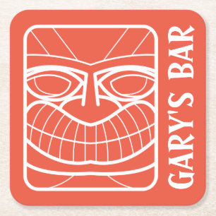 IHR TIKI-BAR Fügen Sie den Untersetzer für das Nam