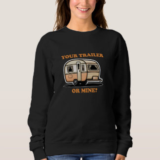 IHR TRAILER ODER MINI spielend frech Lighthearted Sweatshirt