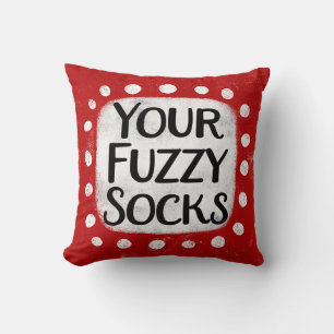 Ihr unscharfes Socken-Kissen Kissen