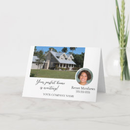 Ihr Unternehmen Beruflich Foto Business Note Card Karte