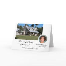 Ihr Unternehmen Beruflich Foto Business Note Card 
