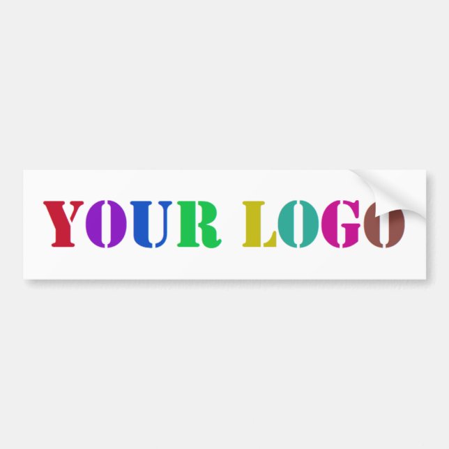 Ihr Unternehmen Logo Business Promotion Autoaufkle Autoaufkleber (Vorne)