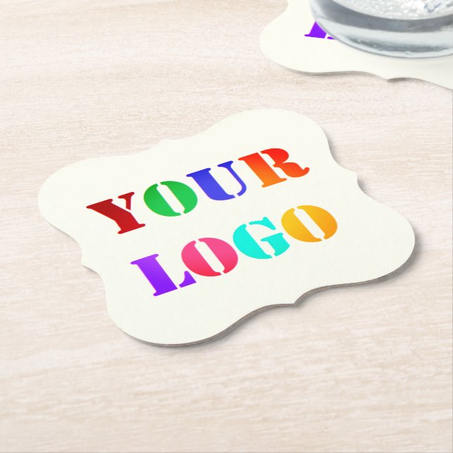 Ihr Unternehmen Logo Business Werbeaktion Paper Un Untersetzer (angewinkelt)