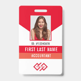 Ihr Unternehmen Logo Foto Name ID Abzeichen Ausweis