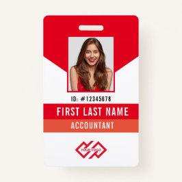 Ihr Unternehmen Logo Foto Name ID Abzeichen Ausweis
