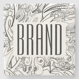 Ihr Unternehmen oder Ihre Markenbezeichnung und Ih Steinuntersetzer