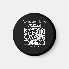 Ihr Unternehmen QR-Code für Website Black Magnet