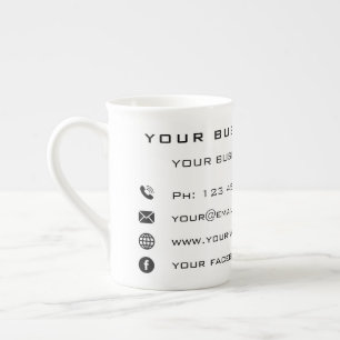 Ihr Unternehmen Werbeaktion personalisierte Mug Ge Prozellantasse