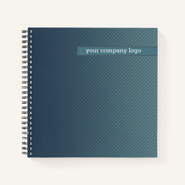 IHR UNTERNEHMENSLOGO, personalisiert Notizbuch (Vorderseite)