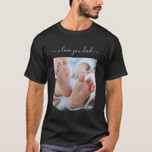 Ihr Vater Foto T - Shirt Text - I Liebe Vater