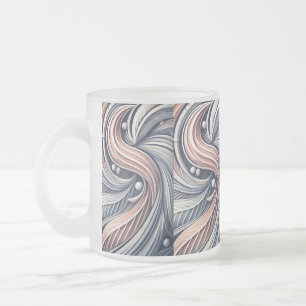 Ihr versteckter Briefbecher mit dem Buchstaben "S" Mattglastasse