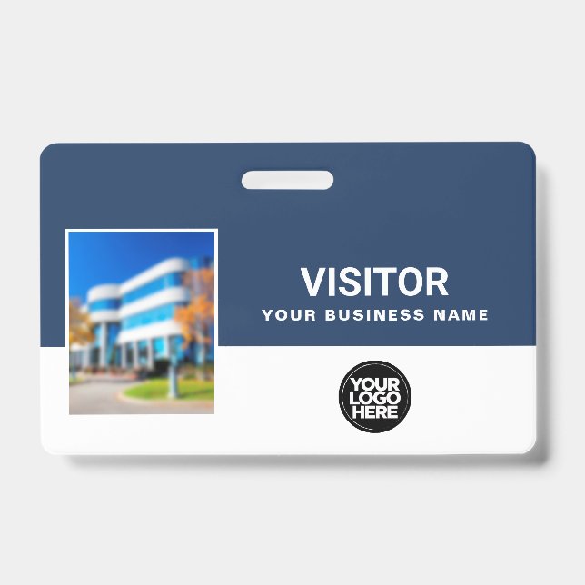 Ihr Visier Foto Bar Code, Logo Lanyard Ausweis (Vorderseite)