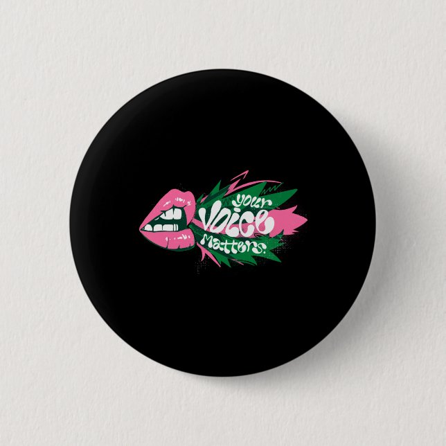 Ihr Voice-Aufkleber Button (Vorderseite)