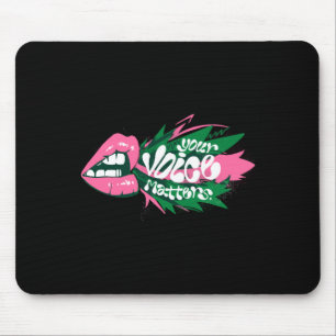 Ihr Voice-Aufkleber Mousepad