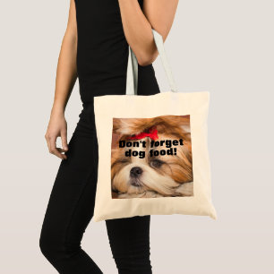 Ihr Welpengeschenk vergisst Hundefutter nicht Tragetasche