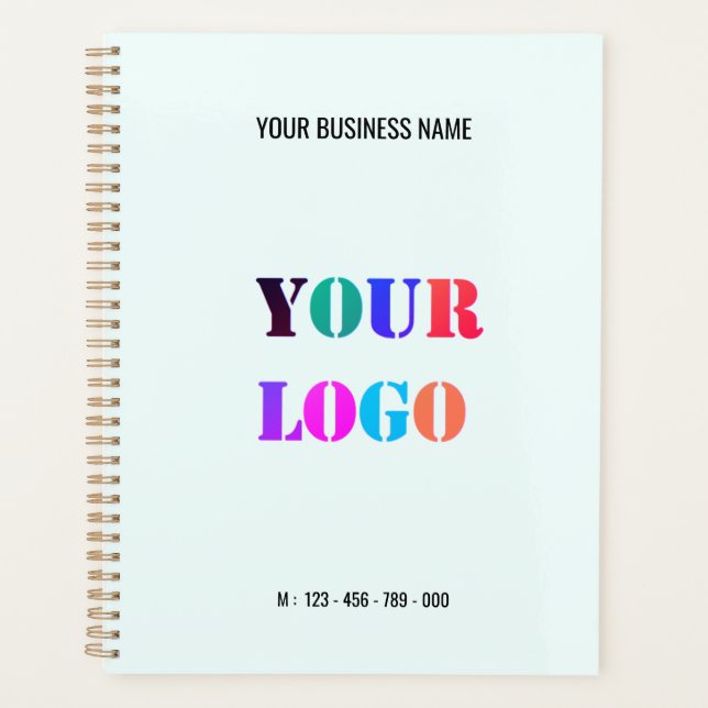 Ihr Werbeunternehmen für Logos ganz einfach Person Planer (Vorderseite)