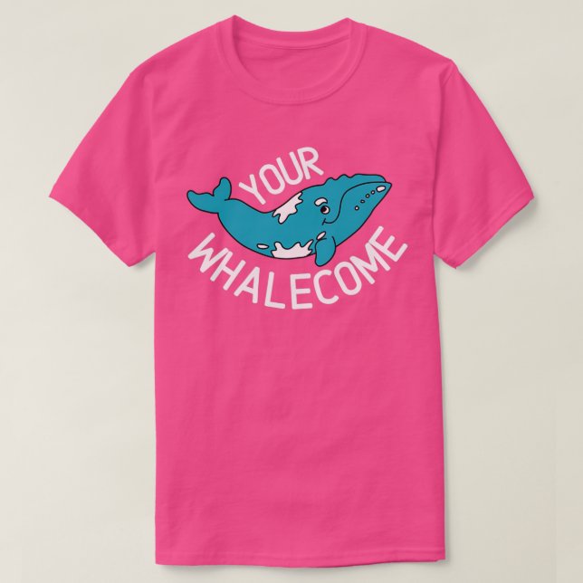 Ihr Whalekom 2 T-Shirt (Design vorne)