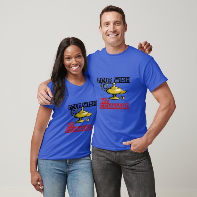 Ihr Wunsch ist mein Befehl Aladdin Lamp Design T-S T-Shirt (Unisex)