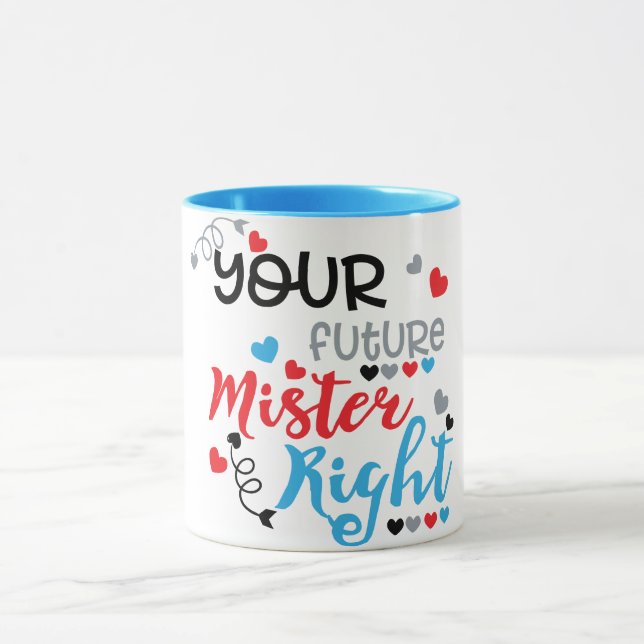 Ihr zukünftiger Mister richtig Tasse (Zentrum)