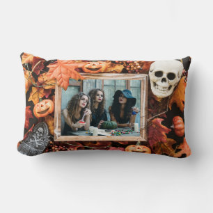 IHRE 2 FOTOS in einem Halloween-Kissen Lendenkissen