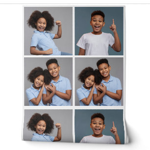 IHRE 4 Fotos & Wunschfarbe Tapete