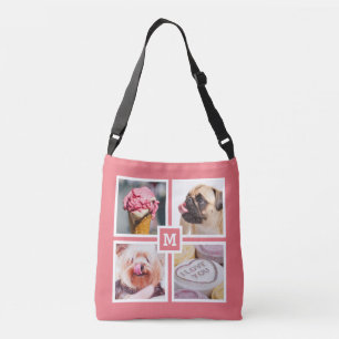 IHRE 8 FOTO- u. MONOGRAMM-Taschen Tragetaschen Mit Langen Trägern