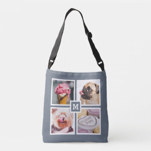 IHRE 8 FOTO- u. MONOGRAMM-Taschen Tragetaschen Mit Langen Trägern