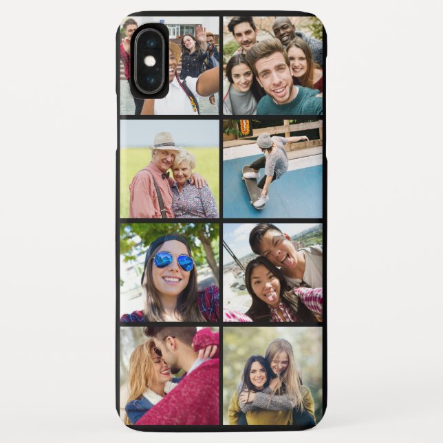 IHRE 8 Fotos individuelle Telefongehäuse Case-Mate iPhone Hülle (Rückseite)