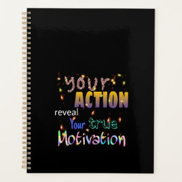 Ihre Aktion zeigt Ihre Motivation Planer