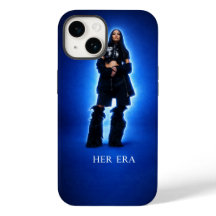 Ihre Ära – Blue Glow Aesthetic Hülle für iPhone
