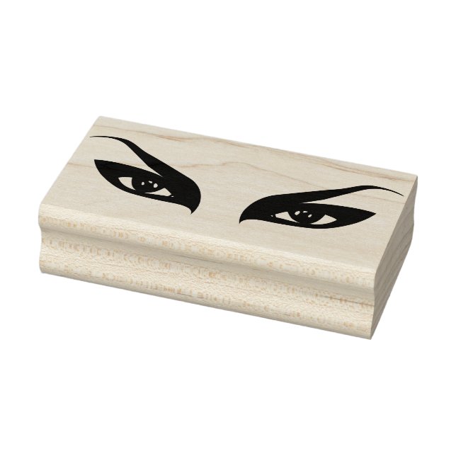 Ihre Augen sehen Sie an! Briefmarke Gummistempel (Stempel)