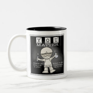 IHRE BEDEUTUNG ZWEIFARBIGE TASSE