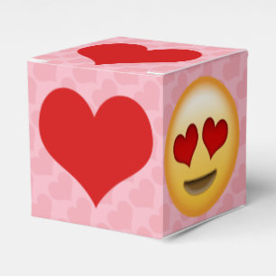 Ihre benutzerdefinierte Farbe, Emoji-Liebe-Geschen Geschenkschachtel